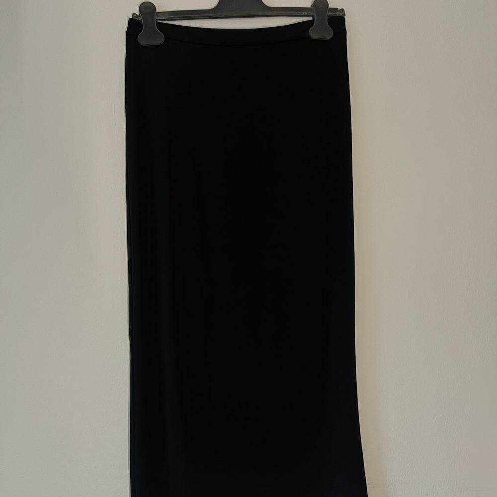 Tibi Black Jersey Skirt